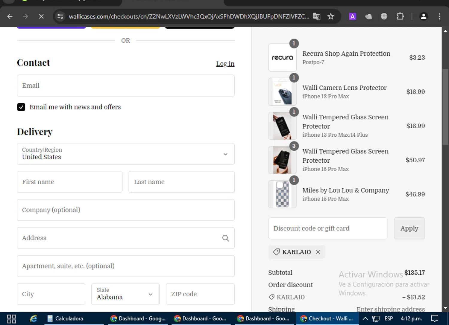 How to apply Walli Cases coupon code